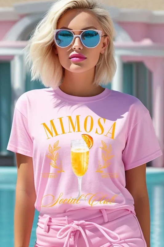 Mimosa Sunday Brunch Social Club Graphic T Shirts