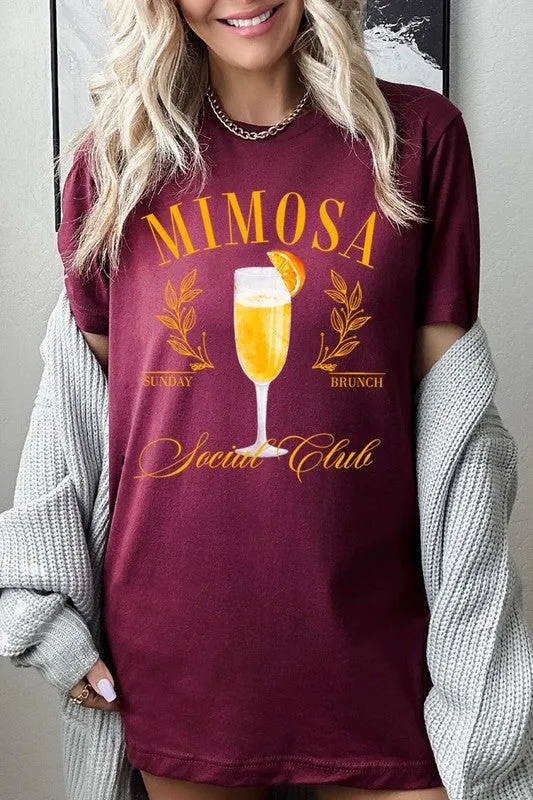 Mimosa Sunday Brunch Social Club Graphic T Shirts