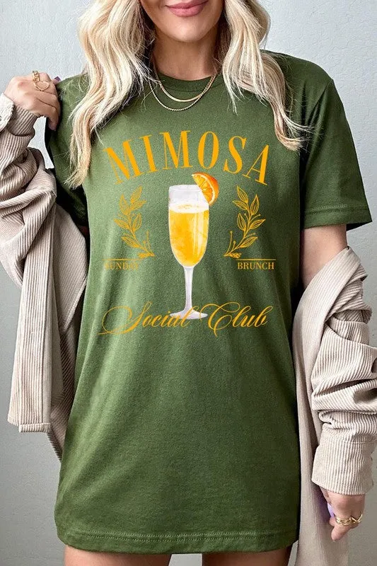 Mimosa Sunday Brunch Social Club Graphic T Shirts