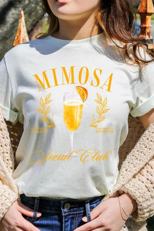 Mimosa Sunday Brunch Social Club Graphic T Shirts