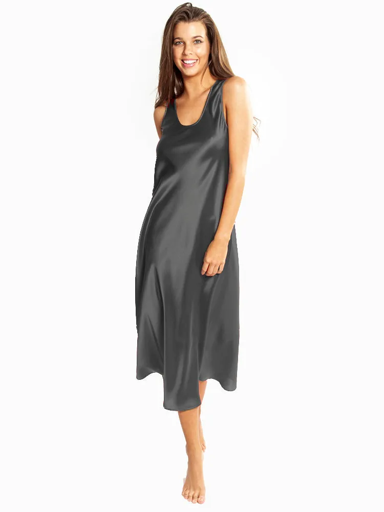 Mono Silk Long Nightdress