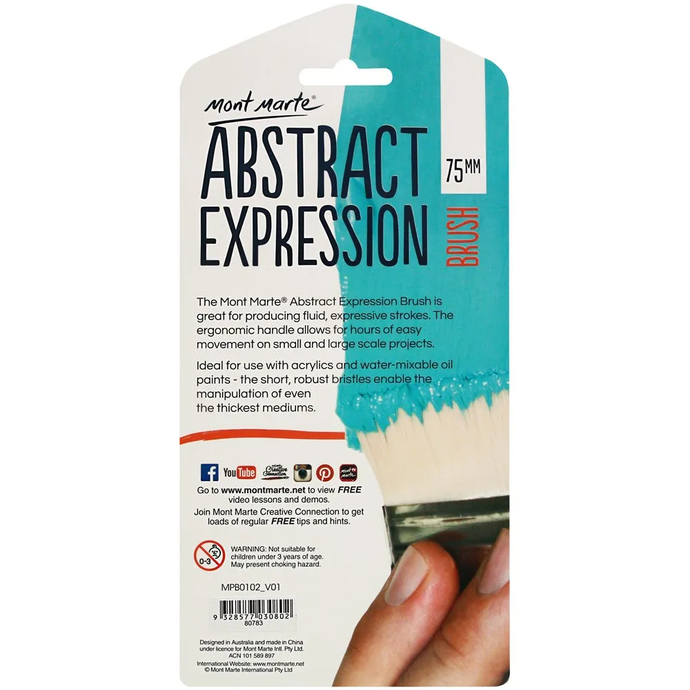 Mont Marte Abstract Expression Brush - 75Mont Marte