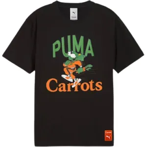 Puma Men's Carrots Graphic Tee Shirt - Black / Green / Orange