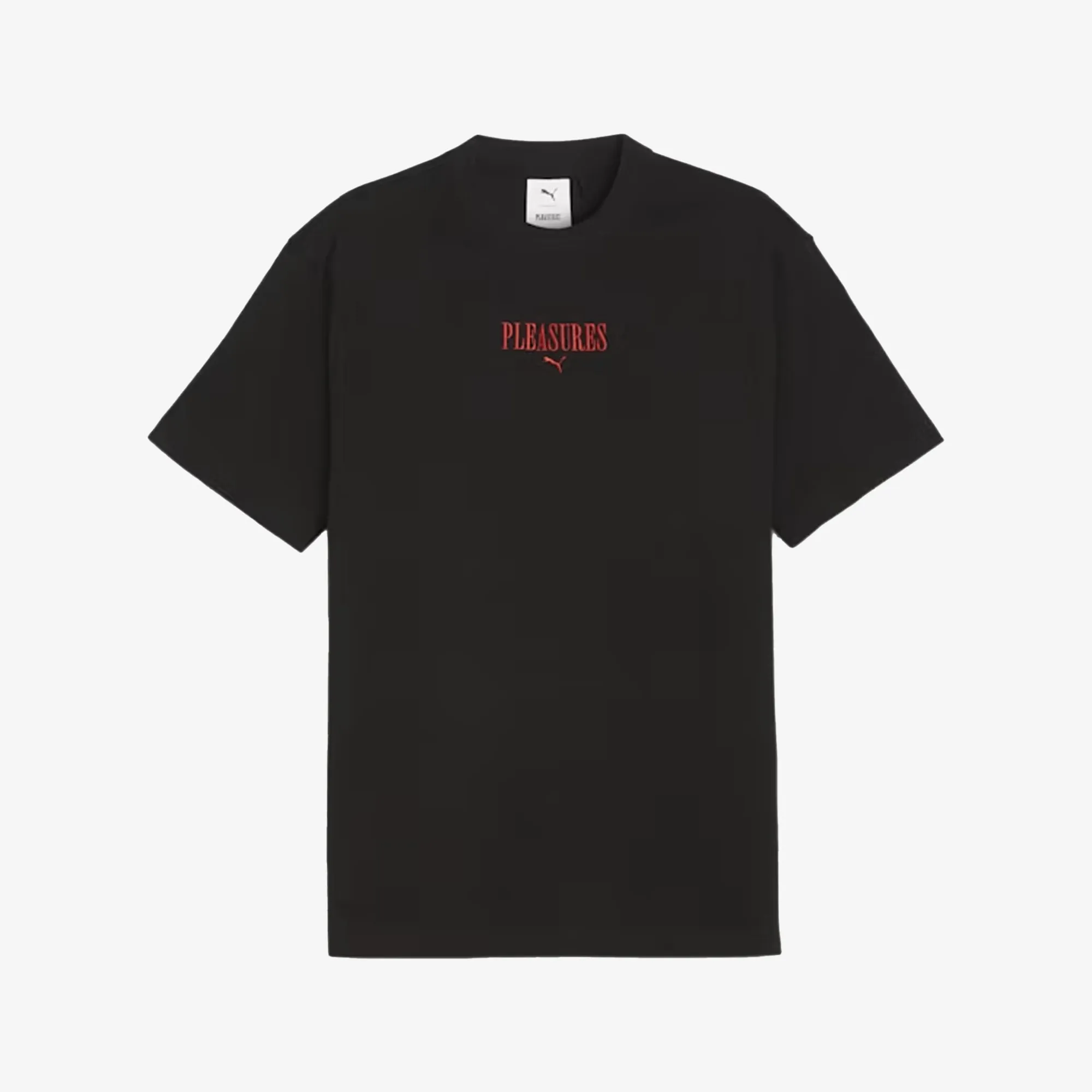 Puma | x PLEASURES GRAPHIC TEE  { BLACK