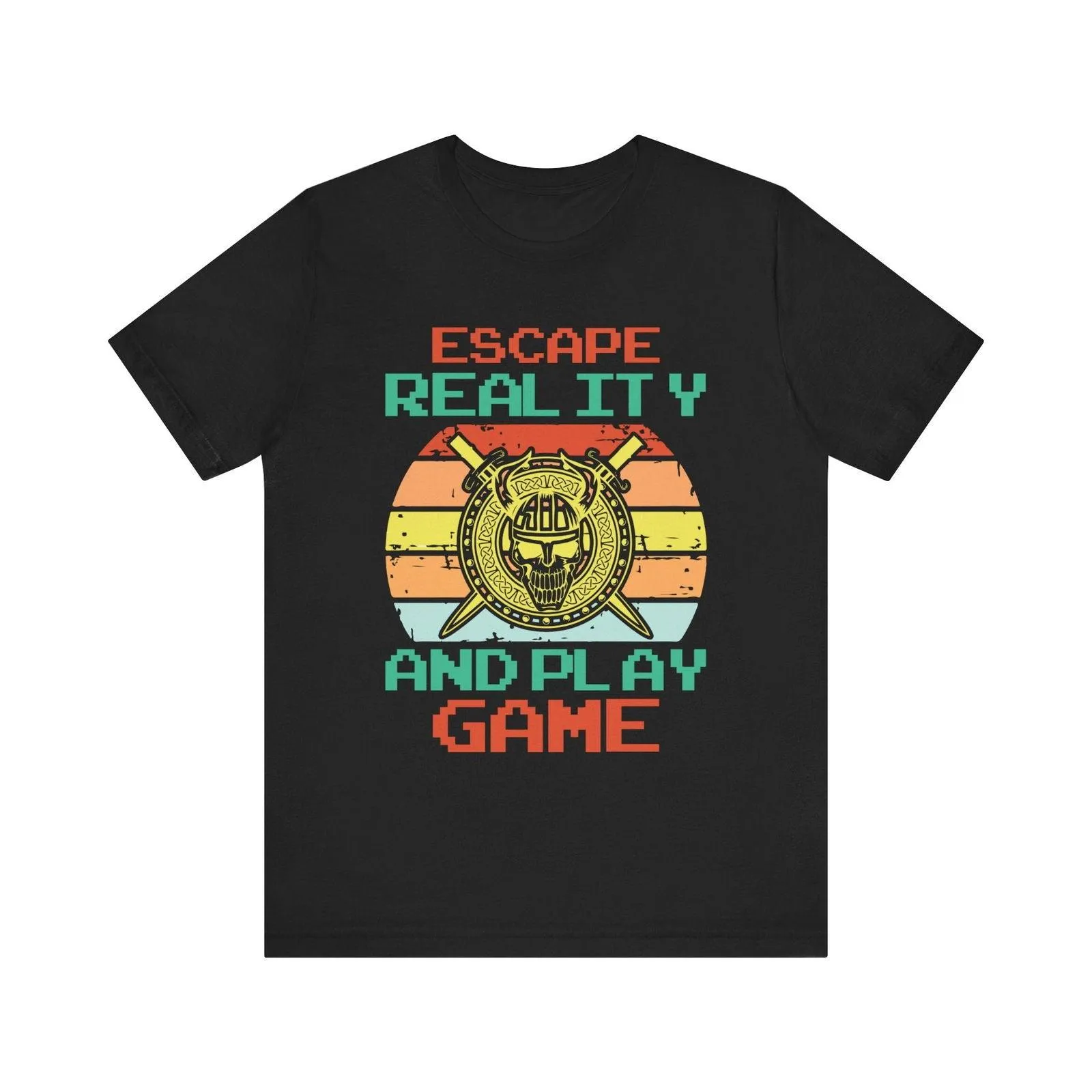 Retro Gaming Escape Reality T Shirt