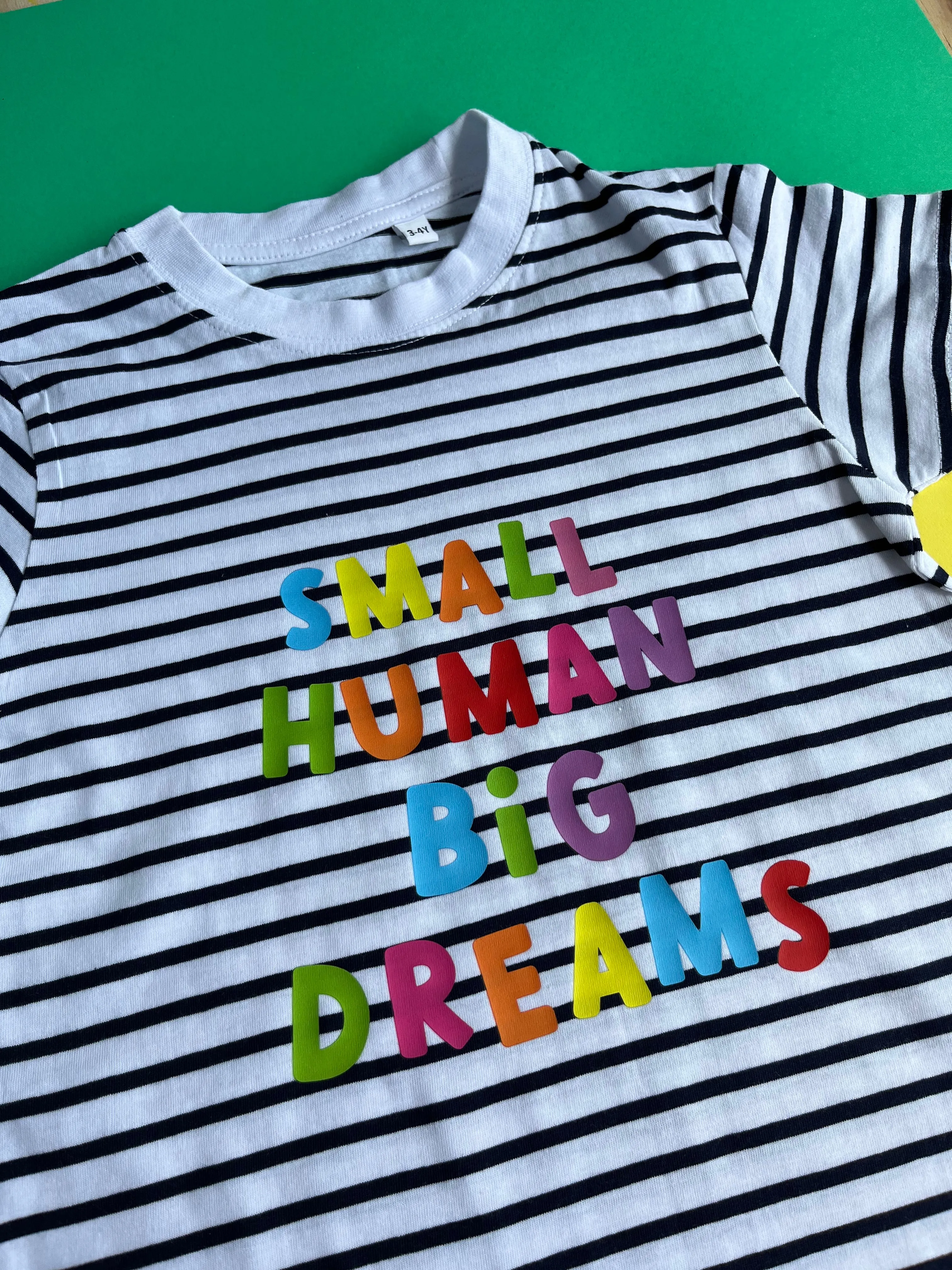 Small Human Big Dreams Kids Short Sleeve T-Shirt