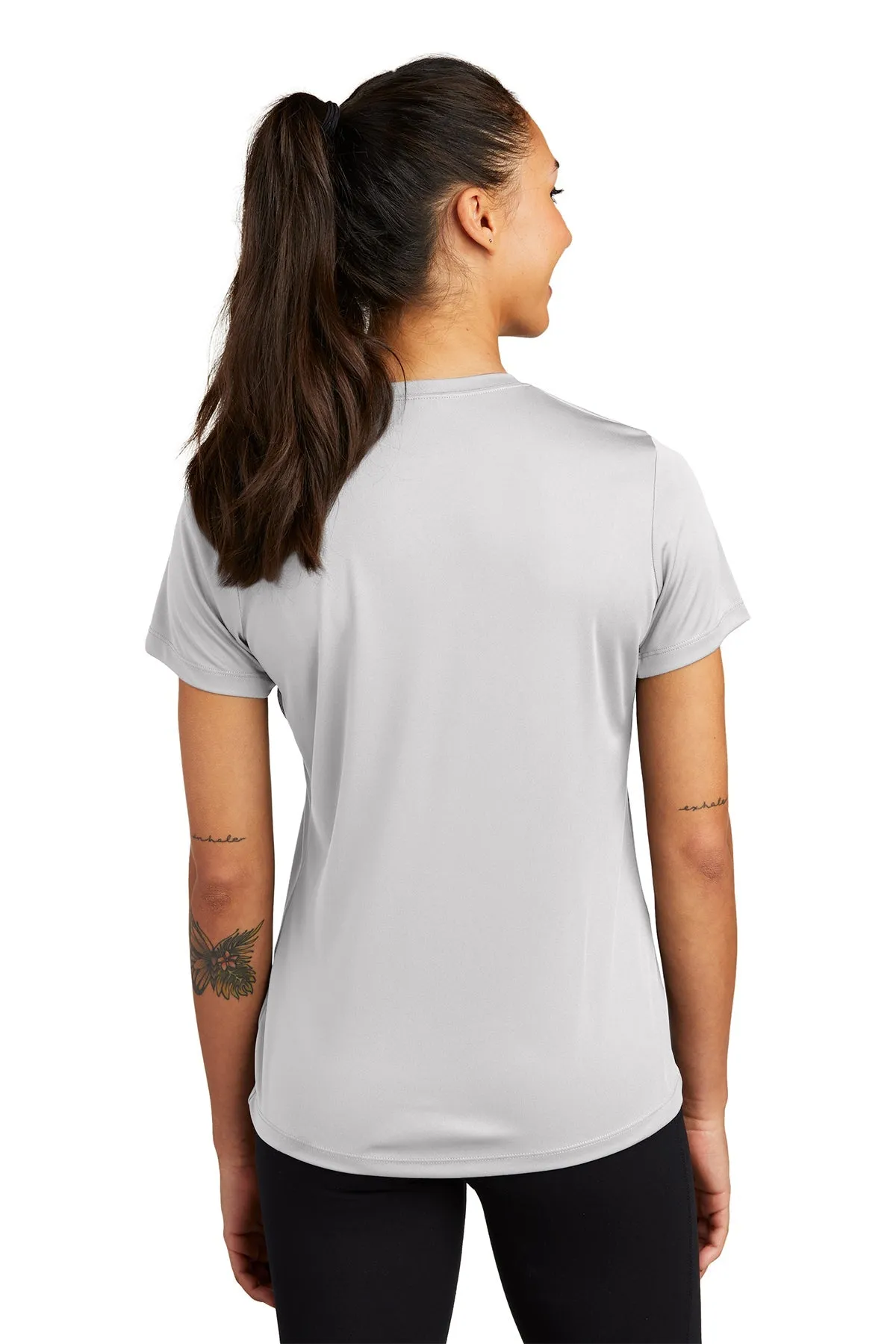 Sport-Tek Ladies PosiCharge Branded Competitor Tee's, Silver