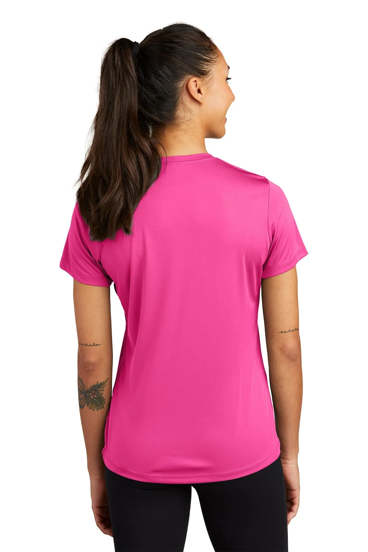 Sport-Tek Ladies PosiCharge Customized Competitor Tee's, Neon Pink