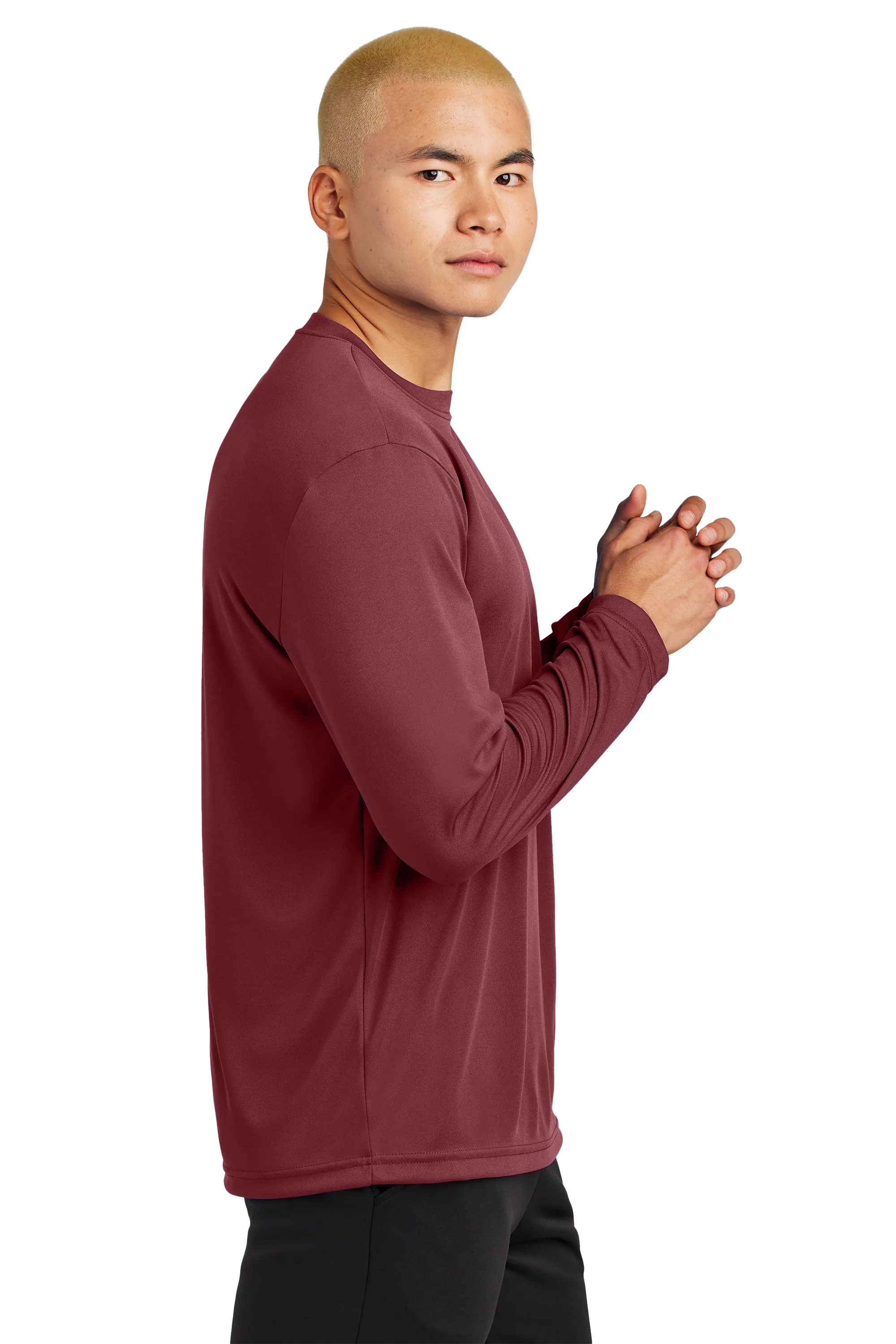 Sport-Tek® Long Sleeve PosiCharge® Competitor™ Tee - Maroon