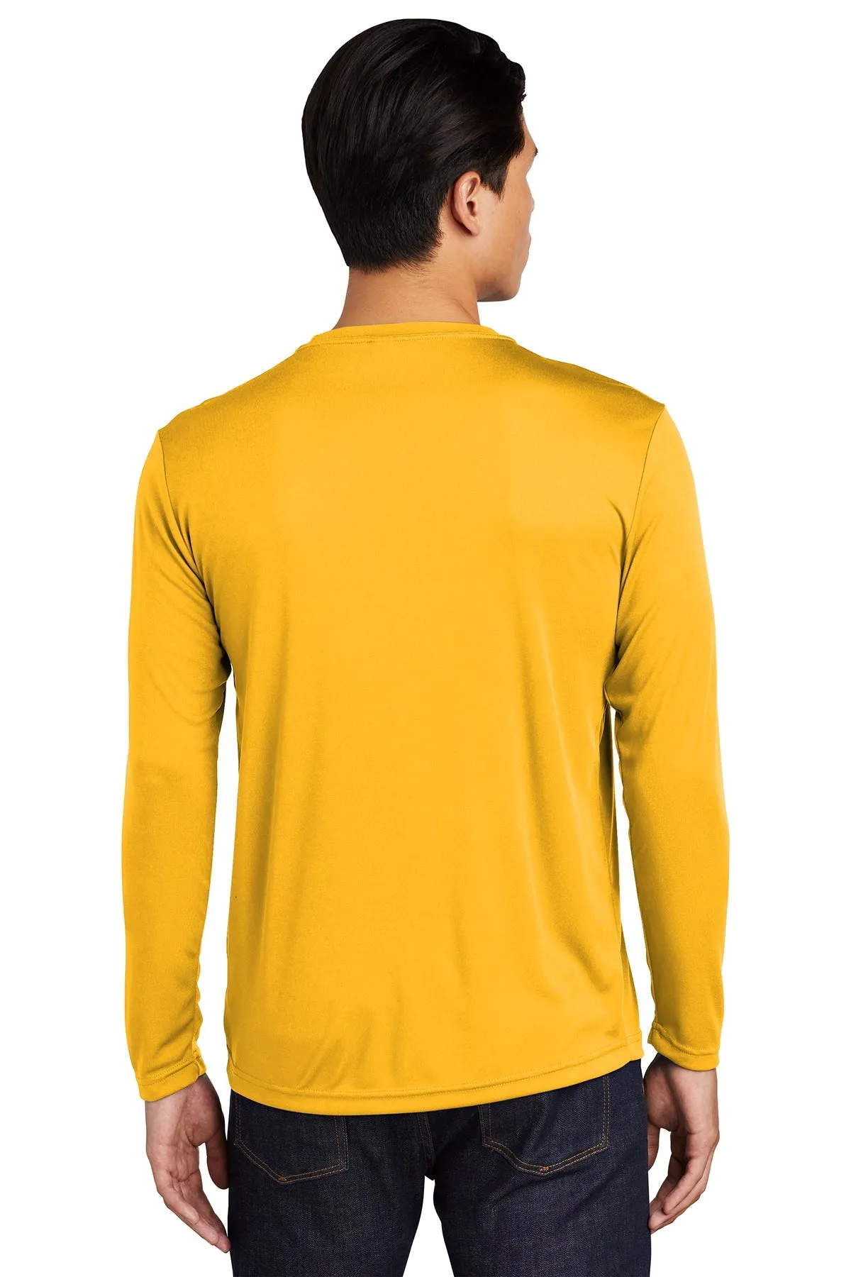 Sport-Tek Long Sleeve PosiCharge Custom Competitor Tee's, Gold