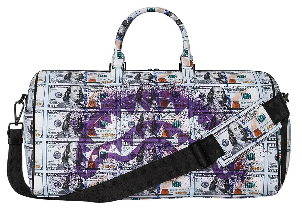 Sprayground Billions in the Bank Duffle Bag