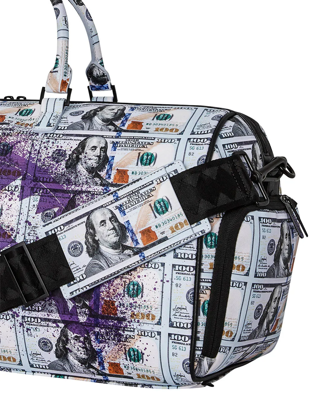 Sprayground Billions in the Bank Duffle Bag