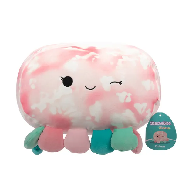 Squishmallows 12 Inch S20 Stackables Oshun  Pink TieDye Octopus