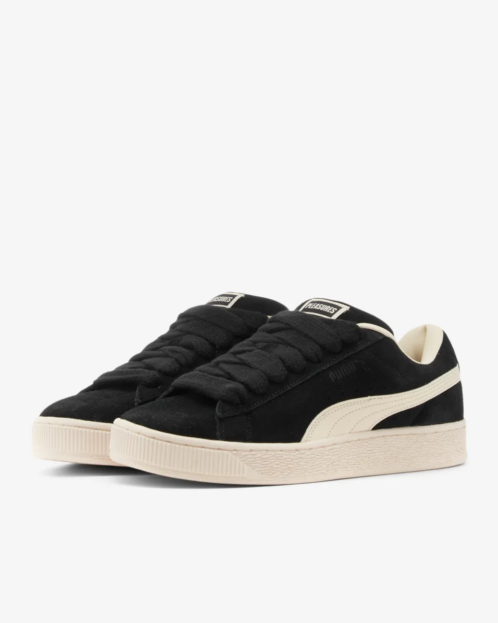 SUEDE XL PLEASURES - BLACK/IVORY