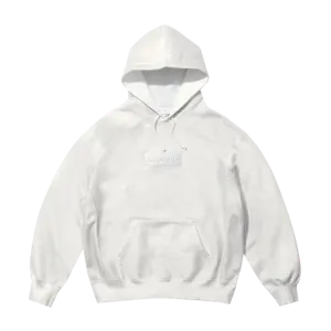 Supreme x MM6 Maison Margiela Foil Box Logo Hoodie 'White'