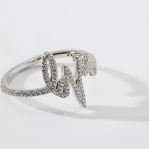 TAGGED LOVE PAVE RING