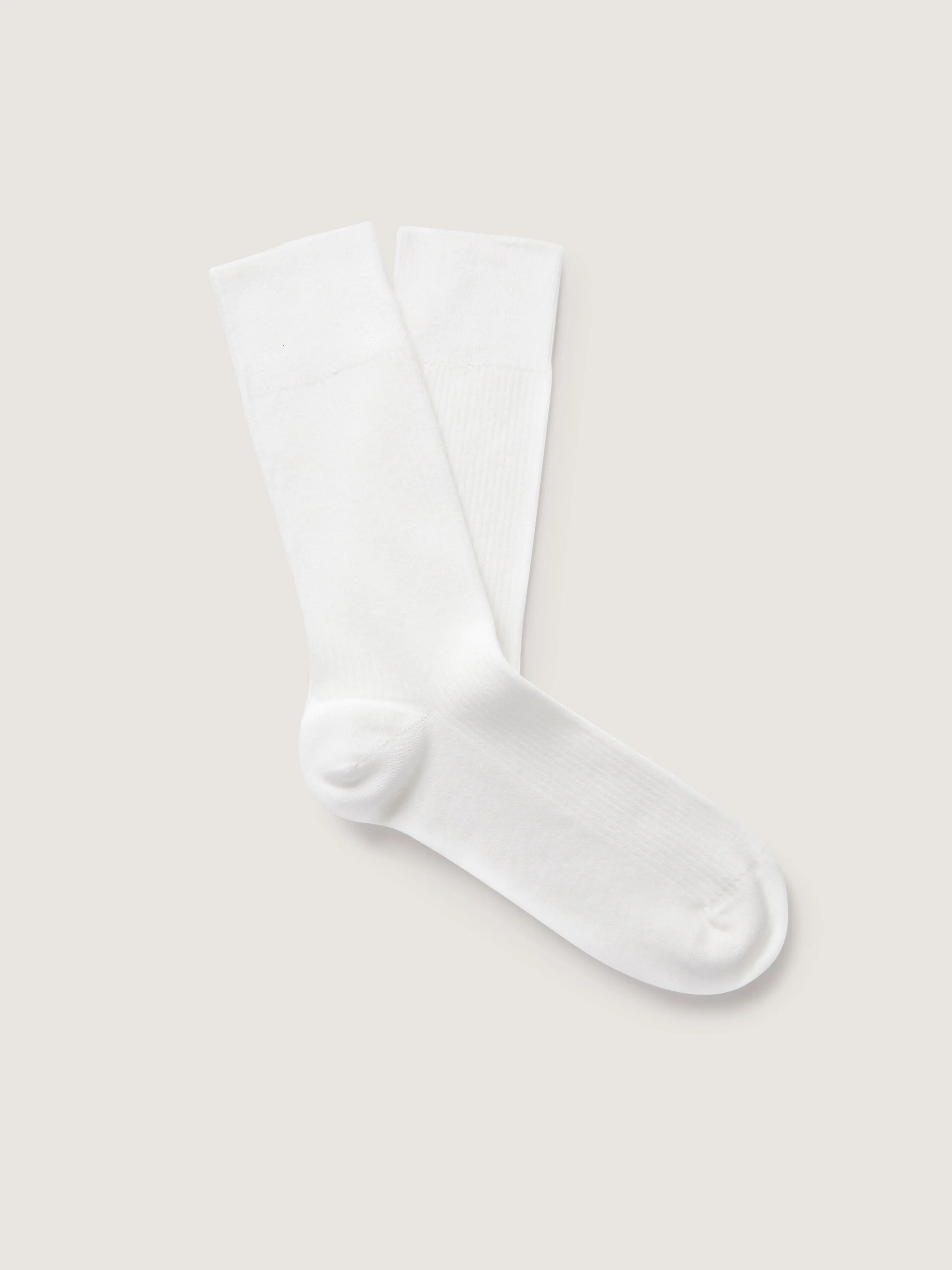 The Line Sock || White | Organic Cotton