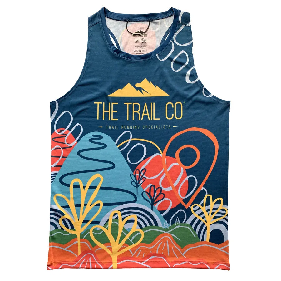 The Trail Co. Run Singlet | Wanderlust | Mens