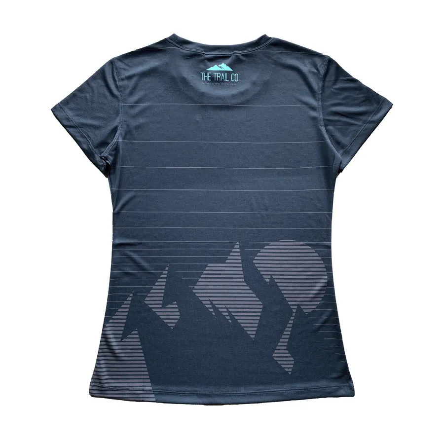 The Trail Co. Run Tee | Mountain Shadow | Womens