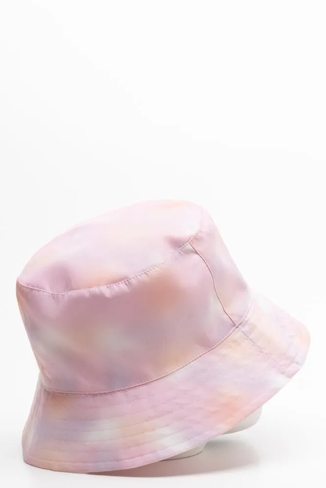 Tie Dye Bucket Hat Pink