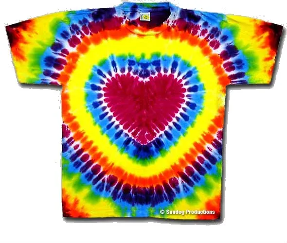 Tie Dye Heart t-shirt