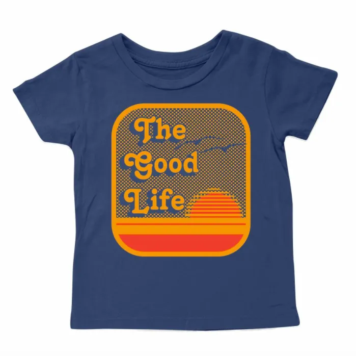 Tiny Whales - The Good Life Tee in Navy