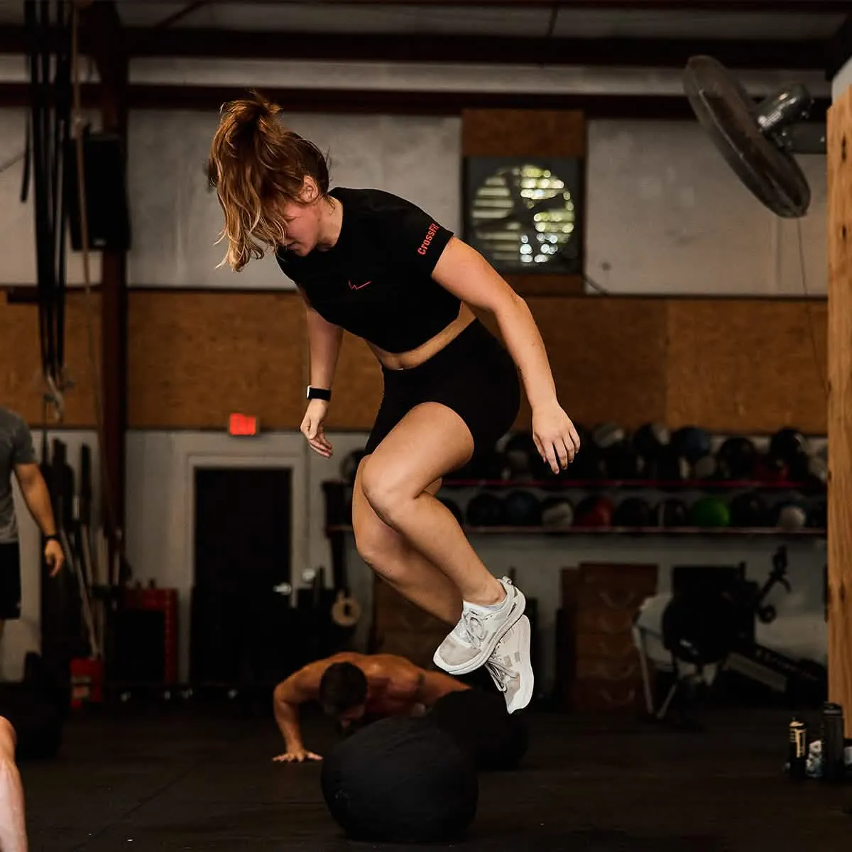 Women's Subtle Spearhead x CrossFit Cropped Tee - Poly-Blend