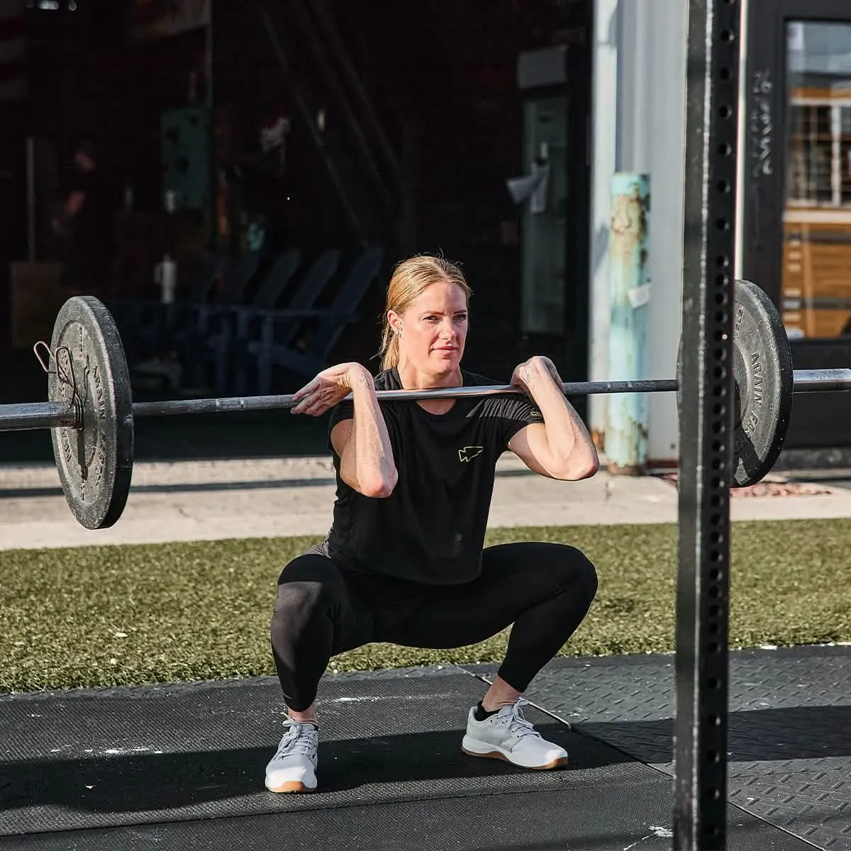 Women's Subtle Spearhead x CrossFit Cropped Tee - Poly-Blend