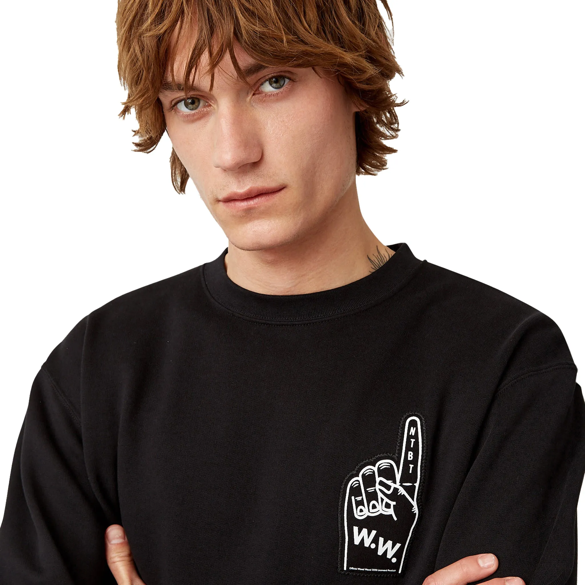 Wood Wood Hugh Sweatshirt Black