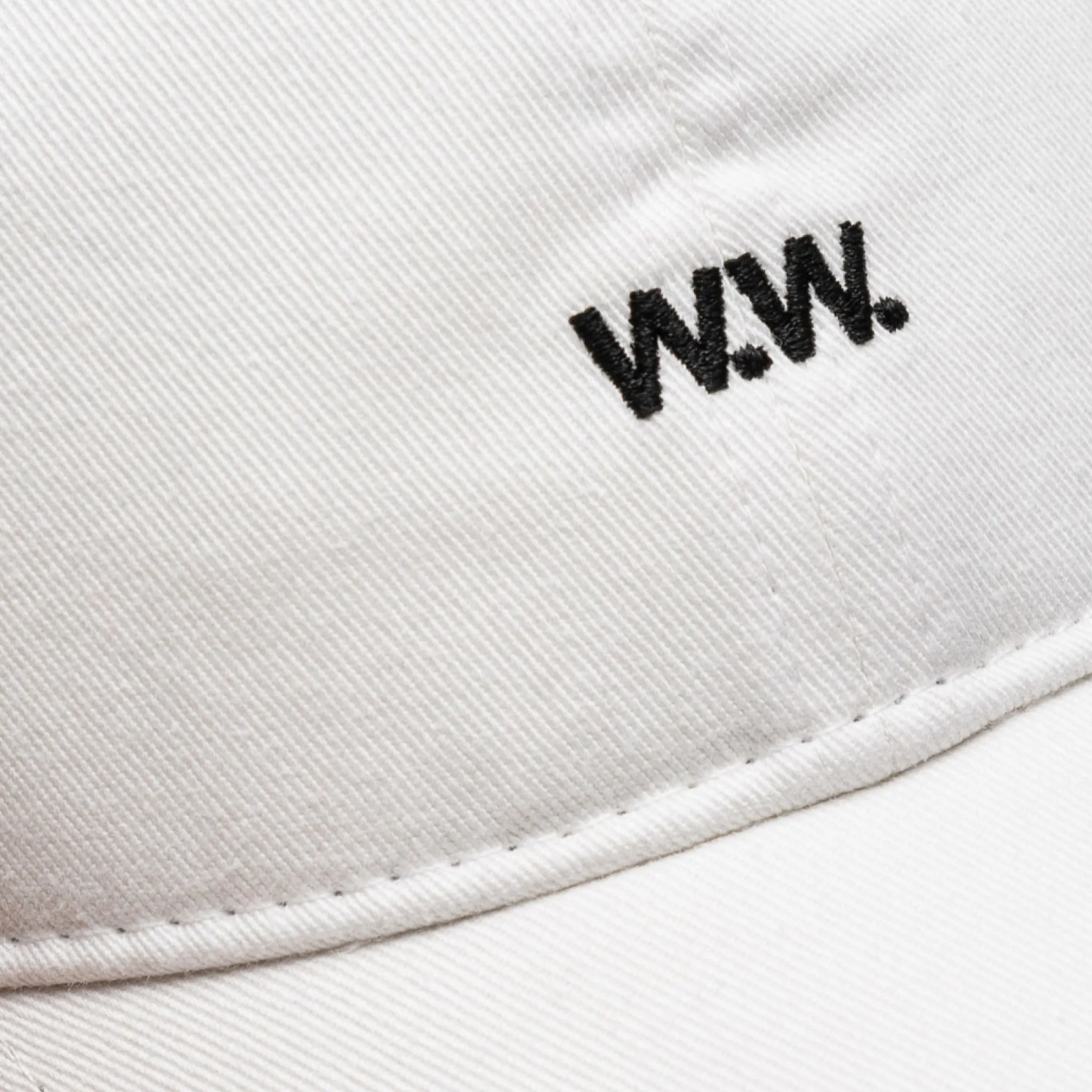 Wood Wood Low Profile Cap Off White